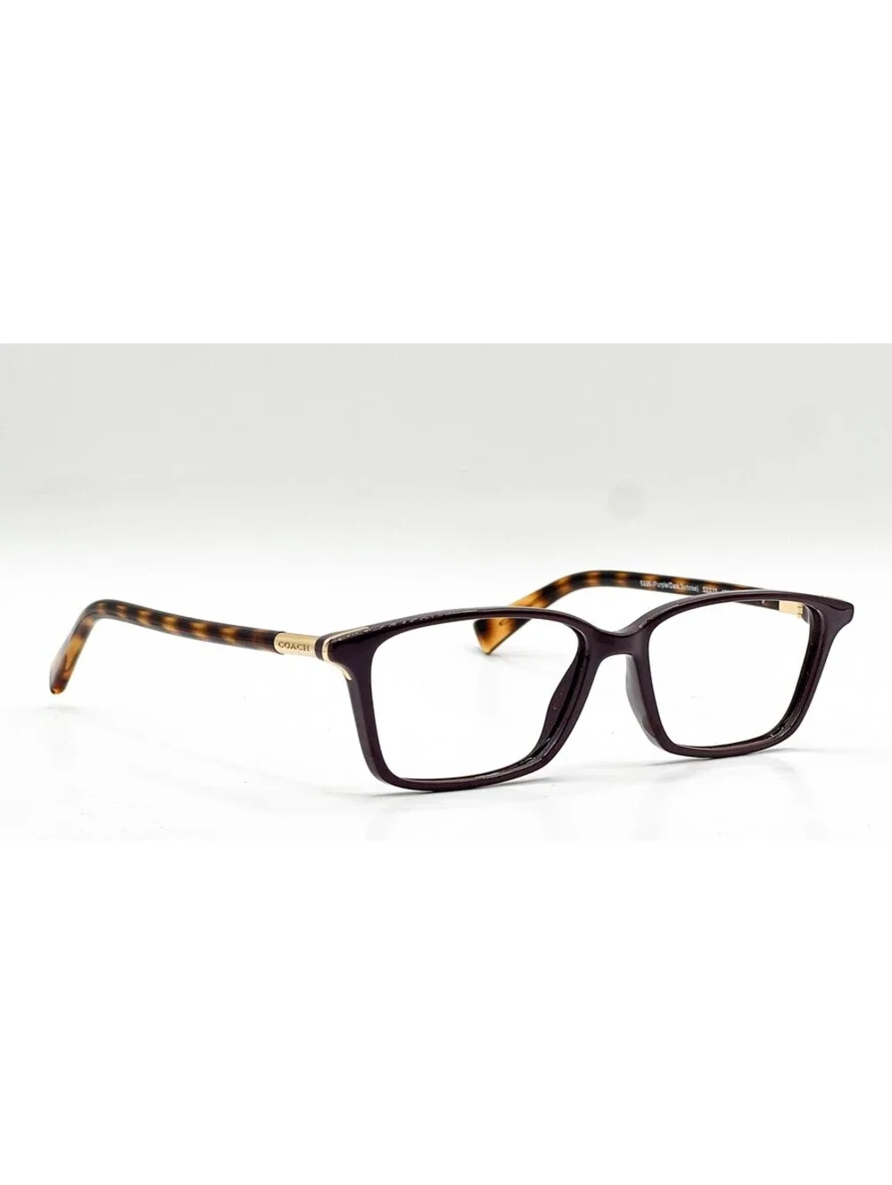 Coach HC 6077 5335 Purple Dark Tortoise Authentic Eyeglass Frames 53-15